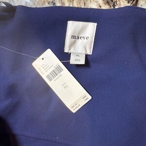 Maeve Deep Blue Blouse XL